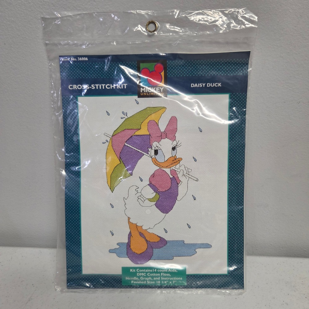 Disney Mickey Unlimited Daisy Duck Cross-stitch Kit 36006 Sealed Needlecraft